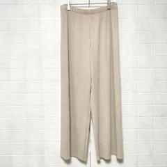 UNIQLO ユニクロ (L)　プリーツ ストレートパンツ