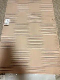 【新品未使用品】シルクウール着物反物　モダン　ストライプ