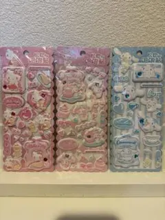 【海外ライセンス品】残り2セット正規サンリオマシュマロシール3枚セット シナモン