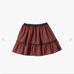 新品未使用　現行品　ファミリア　スカート　リバーシブル　100cm