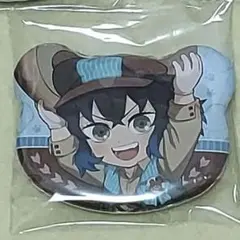 伊之助　くま缶バッジ　実りの秋まつり　鬼滅