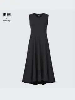 UNIQLO × Theory ノースリーブロングワンピース ブラック