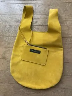 ampersand スエード　アパサンド　バッグ　ミニポーチ付き