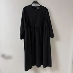 BEARDSLEY トロミコクーン ワンピース ブラック 未使用近 オケージョン BEARDSLEY トロミコクーン ワンピース ブラック 未使用近 オケージョン