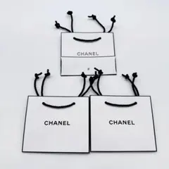 【新品未使用】シャネル ショッパー 小サイズ3枚セット ギフト袋 プレゼント用