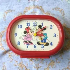 昭和レトロ 目覚まし時計 ディズニータイム シンデレラ 手巻き