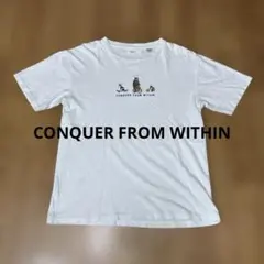 CONQUER FROM WITHIN プリントTシャツ ホワイトのサムネイル