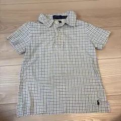 POLO RALPH LAUREN チェック柄ポロシャツ 4/4T