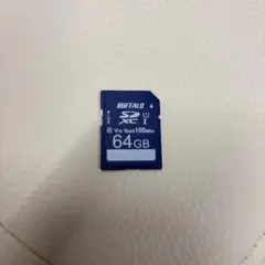 BUFFALO SDXCカード 64GB 読み取り100MB/s