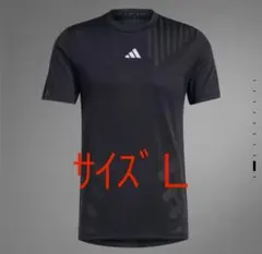 adidas 黒 ショートスリーブ Tシャツ Lサイズ