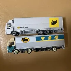 お年玉価格！非売品！ヤマト運輸 新旧10tトラックミニカーセット