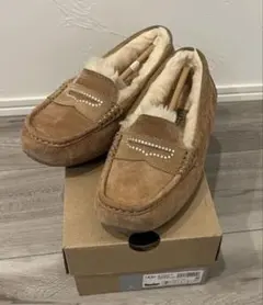 UGG ブラウン スエード モカシン
