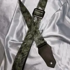 getm getm Guitar Strap クロコダイル風 グリーン