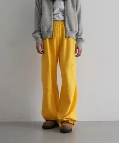 kaiko cloud save yellow size1 スウェットパンツ