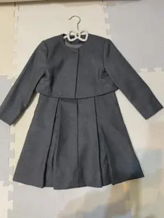 ファミリア　グレー　セットアップ　115cm