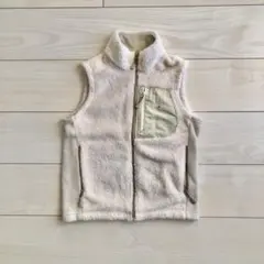 mont-bell クリマエア ベスト Kid's 130 アイボリー