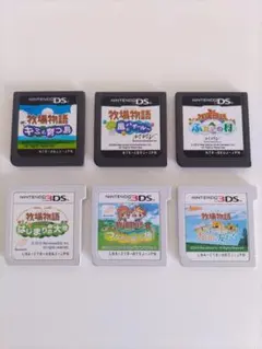 牧場物語 ソフト6点セット（つながる新天地、3つの里の大切な友だちなど）
