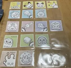 ロッテ ポケピース ウェハースチョコ シール 16種