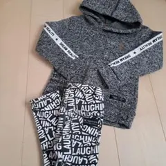 パーカー長ズボンセット　裏起毛120㎝