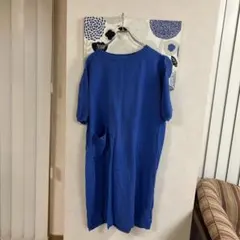 専用　中川政七商店　リネン 麻布Tシャツワンピース　ブルー ※写真の使用禁止です 中川政七商店 麻布Tシャツワンピース - メルカリ