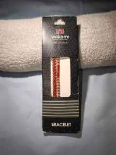 【未使用品】wakami ブレスレットアクセサリー 赤 2種