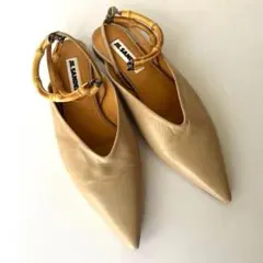 JIL SANDER ジルサンダー バンブーアンクレットパンプス サンダルのサムネイル