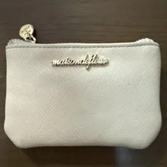 maison de fleur コインケース アイボリー