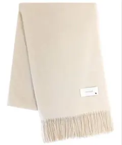 【新品・未使用】macocca カシミヤ100％　大判　ストール　アイボリー