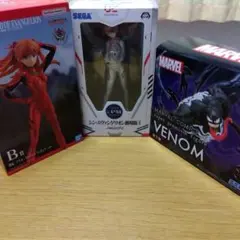 シン・エヴァンゲリオン アスカ フィギュア & VENOM　箱に汚れあります！