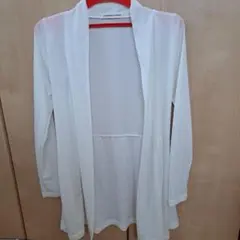 JURIANOJURRIE ホワイトロングカーディガン