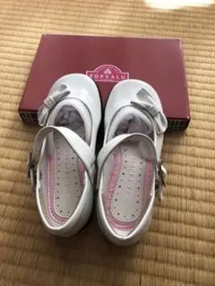 値下げします！ TOPVALU ホワイト フォーマルシューズ 18.0 EEE