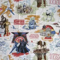 1983 スターウォーズ USA製 フラット大判 ヴィンテージ シーツ 生地