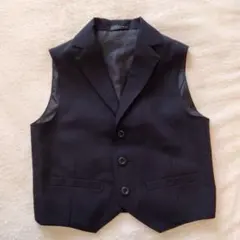 KING ROBIN ダークブルー ベスト 3ボタン　120cm