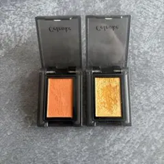 Celvoke 単色アイシャドウ 2色セット　オレンジ