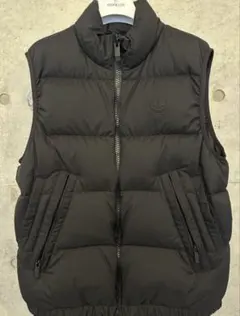 極美品MONCLER ブラック ダウンベストサイズ1 ハンガー、保護袋付き
