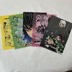 新品‼️鬼滅の刃クリアファイル5枚セットSeventeen特別付録