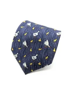 良品✨ エルメス ネクタイ シルク ネイビー 1568