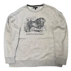 BANANA REPUBLIC　ライオン　スウェット　XL