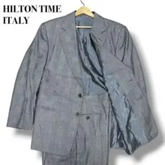 90s イタリア製 HILTON TIME グレンチェック スーツ セットアップ