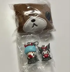 サンリオ ガチャガチャ3点セット シュガーバニーズ 巾着 & はーとのこあくま