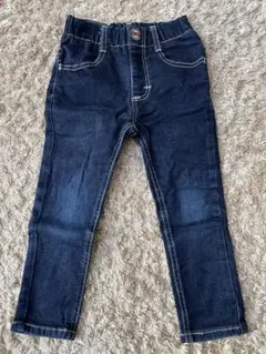 EDWIN ボトムス 100cm 長ズボン ジーンズ ダークブルー