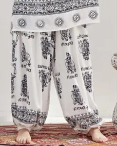チャイハネ☆クリシュナメンズパンツ Whiteのサムネイル