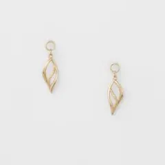 極美品 agete K10+K5YG チャーム