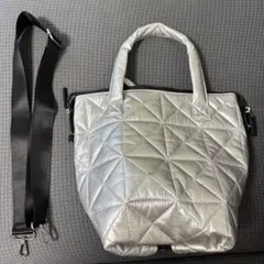 BAYFLOW 3Way キルティングトート ライトグレー