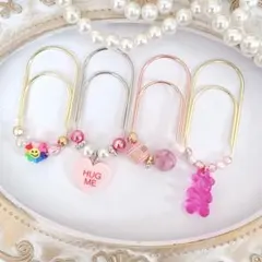 4点セット ペーパークリップ saving バインダー貯金 クリップ