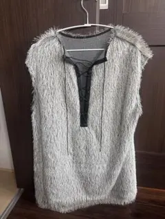Ameri VINTAGE フリンジ ベスト レースアップのサムネイル