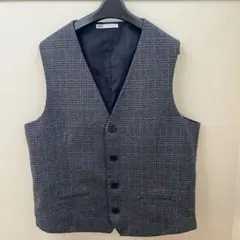 ZARA チェック柄 ベスト XL