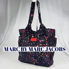 マークバイマークジェイコブス ナイロントートバッグ　マザーバック　肩掛け可　総柄