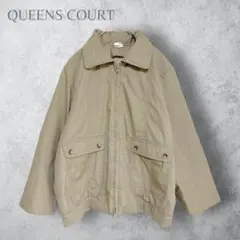 【QUEENS COURT クイーンズコート】　ブルゾン　ジャンパー　ジップ