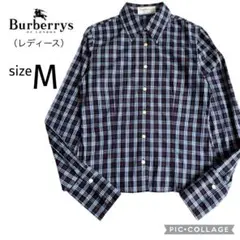 Burberry's ヴィンテージ ノバチェック柄 長袖シャツ コットン 美品
